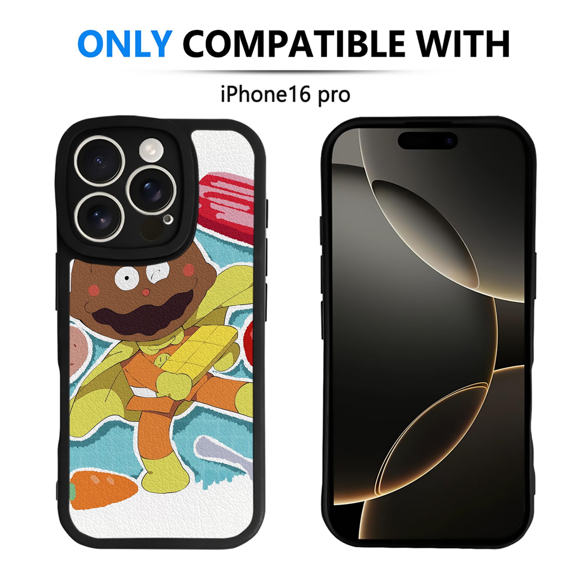 （画像用） アンパンマン Anpanman 【iPhone 16シリーズ対応】シリコンスマホケース（レザー調） 材質：シリコン